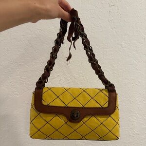 Moschino yellow purse
